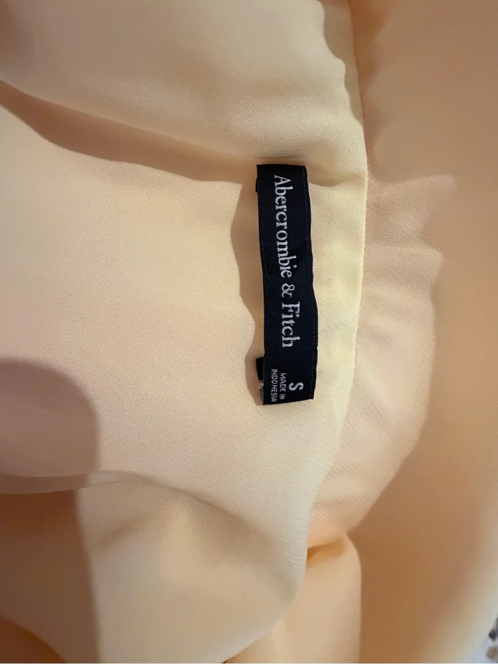 Abercrombie & Fitch Draped Maxi Dress in Sunny Yellow